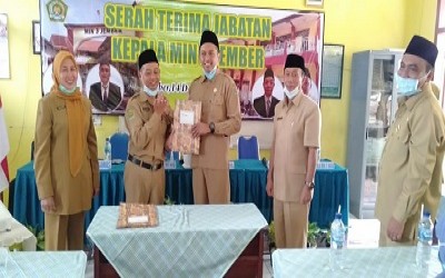 SERTIJAB KEPALA LAMA MIN 3 JEMBER KEPADA KEPALA BARU MIN 3 JEMBER